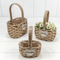Корзины плетёные Овальные Набор
