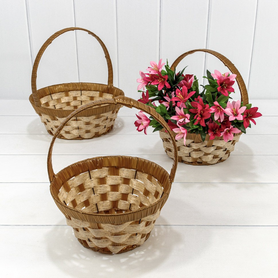 Корзина плетёная   набор  