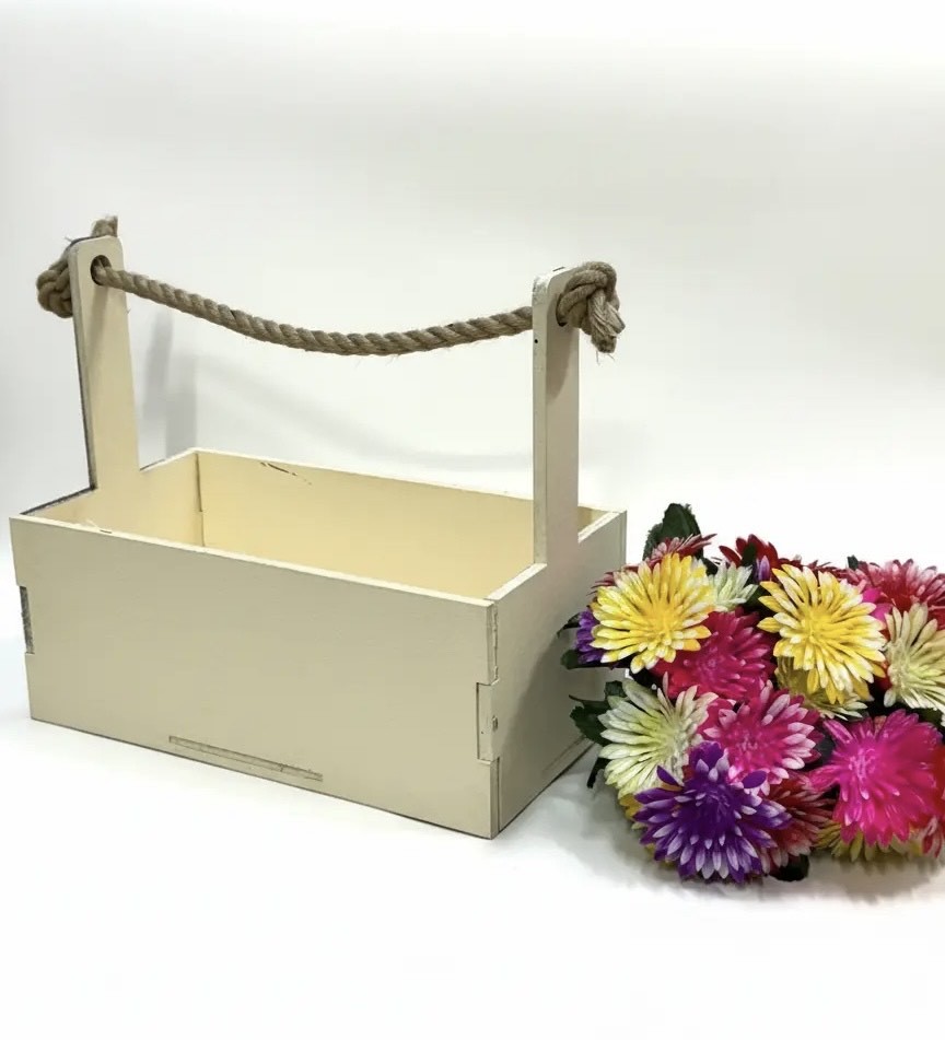 Ящик флористический с ручкой Ящик флористический с ручкой